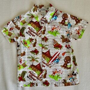 Disney’s Polynesian Village Resort Kids Hawaiian Shirt